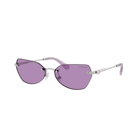 Swarovski Vrouwelijk Sunglass SK7038 - Framekleur: Zilver, Lenskleur: Violet