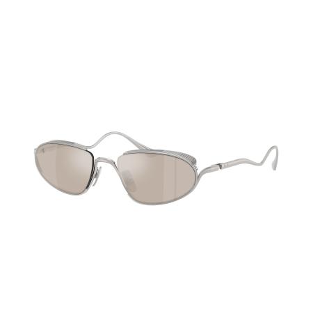 Ferrari Unisex Sunglass FH1022T - Framekleur: Zilver, Lenskleur: Grijs