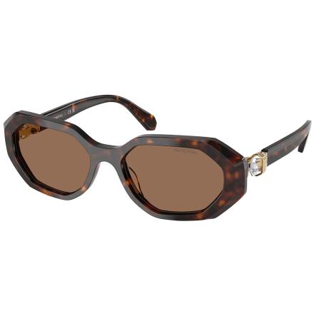 Swarovski SK6028 100273 Tortoiseshell Dames Zonnebril