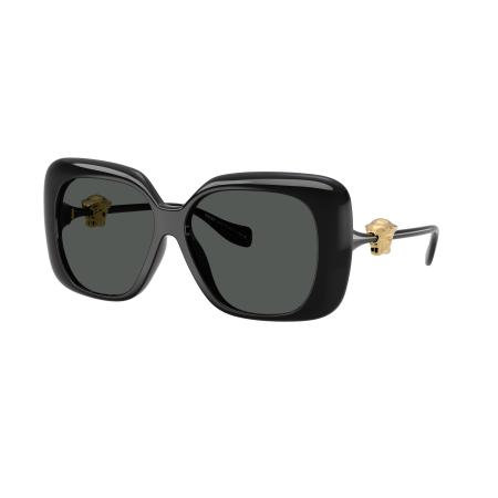 Versace Vrouwelijk Sunglass VE4499U - Framekleur: Zwart, Lenskleur: Donkergrijs