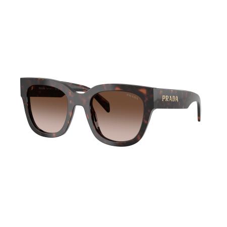 Prada Vrouwelijk Sunglass PR C04S - Framekleur: Wortel schildpad, Lenskleur: Bruin Gradiënt