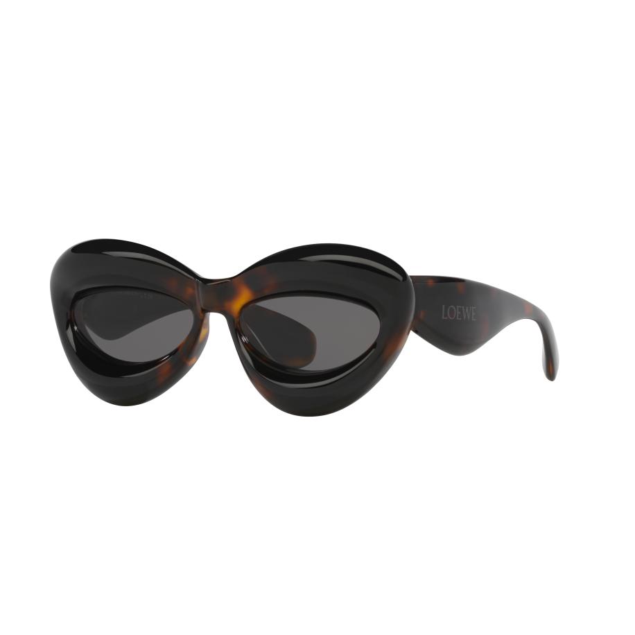 Loewe Vrouwelijk Sunglass Fashion Show Inflate LW40097I - Framekleur: Tortoise, Lenskleur: Grijs Grijs