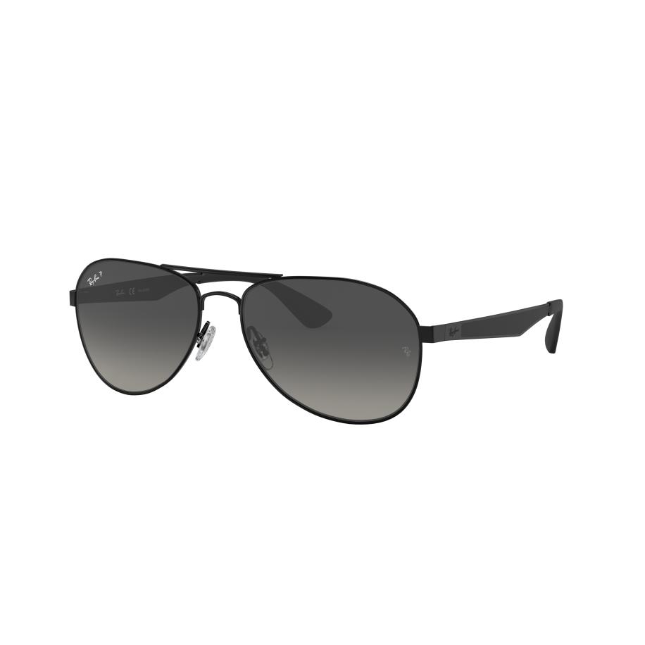Ray-Ban Unisex Sunglass RB3549 - Framekleur: Zwart, Lenskleur: Grijs Grijs