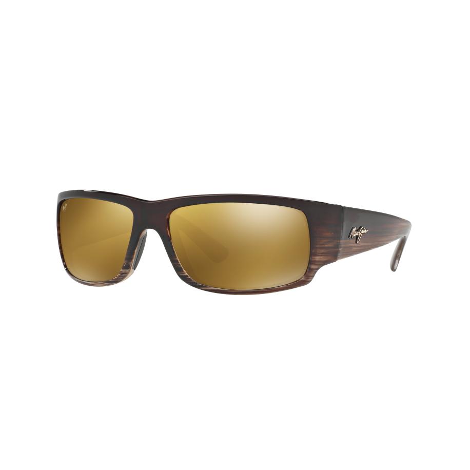 Maui Jim Unisex Sunglass World Cup - Framekleur: Chocolate Havana Fade, Lenskleur: HCLU+00AD Bronze Mirror Polarized Brons