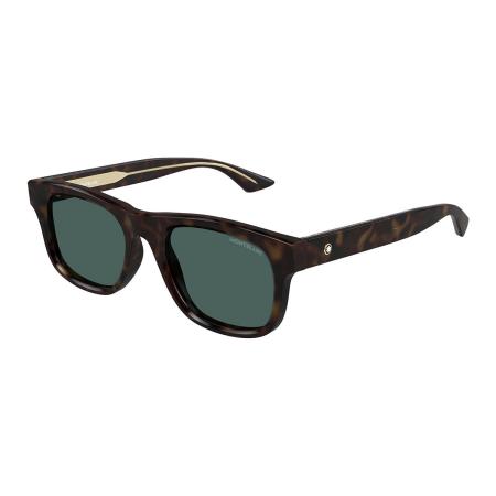 Montblanc MB0421S 002 Tortoiseshell Heren Zonnebril