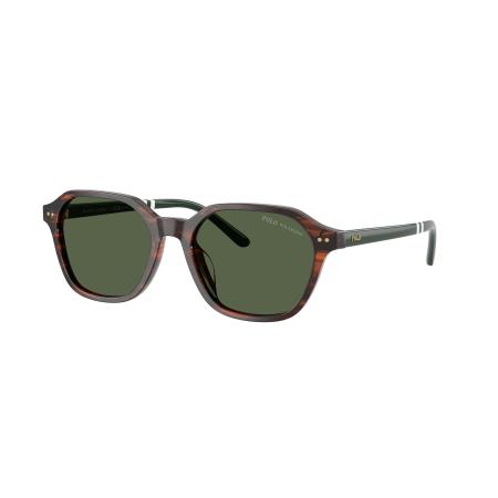 Polo Ralph Lauren Mannelijk Sunglass PH4234U - Framekleur: Glanzend Havana, Lenskleur: Polar groen