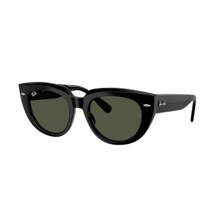 Ray-Ban Vrouwelijk Sunglass RB2286 Doreen - Framekleur: Zwart, Lenskleur: G-15 Groen