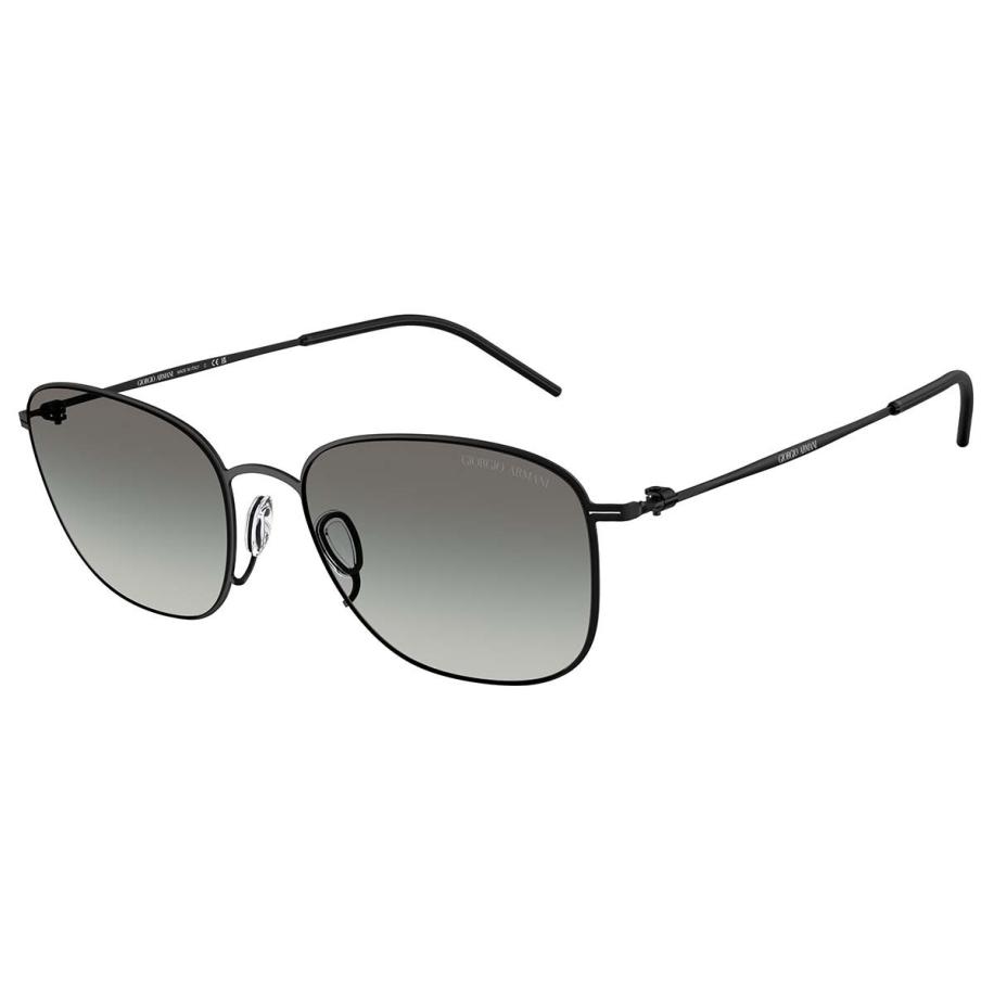 Giorgio Armani AR6168 300111 Zwart Heren Zonnebril