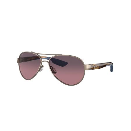 Costa Vrouwelijk Sunglass 6S4006 Loreto - Framekleur: Gouden Parel, Lenskleur: Rosé gradiënt