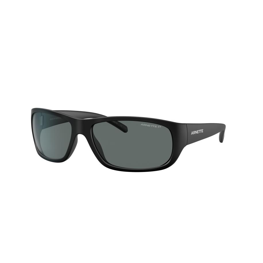 Arnette Mannelijk Sunglass AN4290 Uka-Uka - Framekleur: Matzwart, Lenskleur: Polarized donkergrijs Grijs