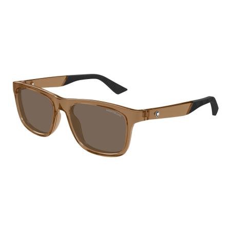 Montblanc MB0432S 004 Bruin Heren Zonnebril