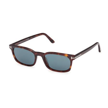 Tom Ford FT1300 MILES-02 54V Tortoiseshell Heren Zonnebril