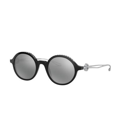 Giorgio Armani Vrouwelijk Sunglass AR8127B - Framekleur: Zwart, Lenskleur: Grijs gespiegeld zwart