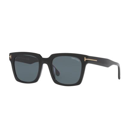 Tom Ford Mannelijk Sunglass FT1162-K - Framekleur: Zwart glanzend, Lenskleur: Grijs