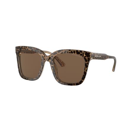 Michael Kors Vrouwelijk Sunglass MK2163 San Marino - Framekleur: Bruin, Lenskleur: Bruin effen
