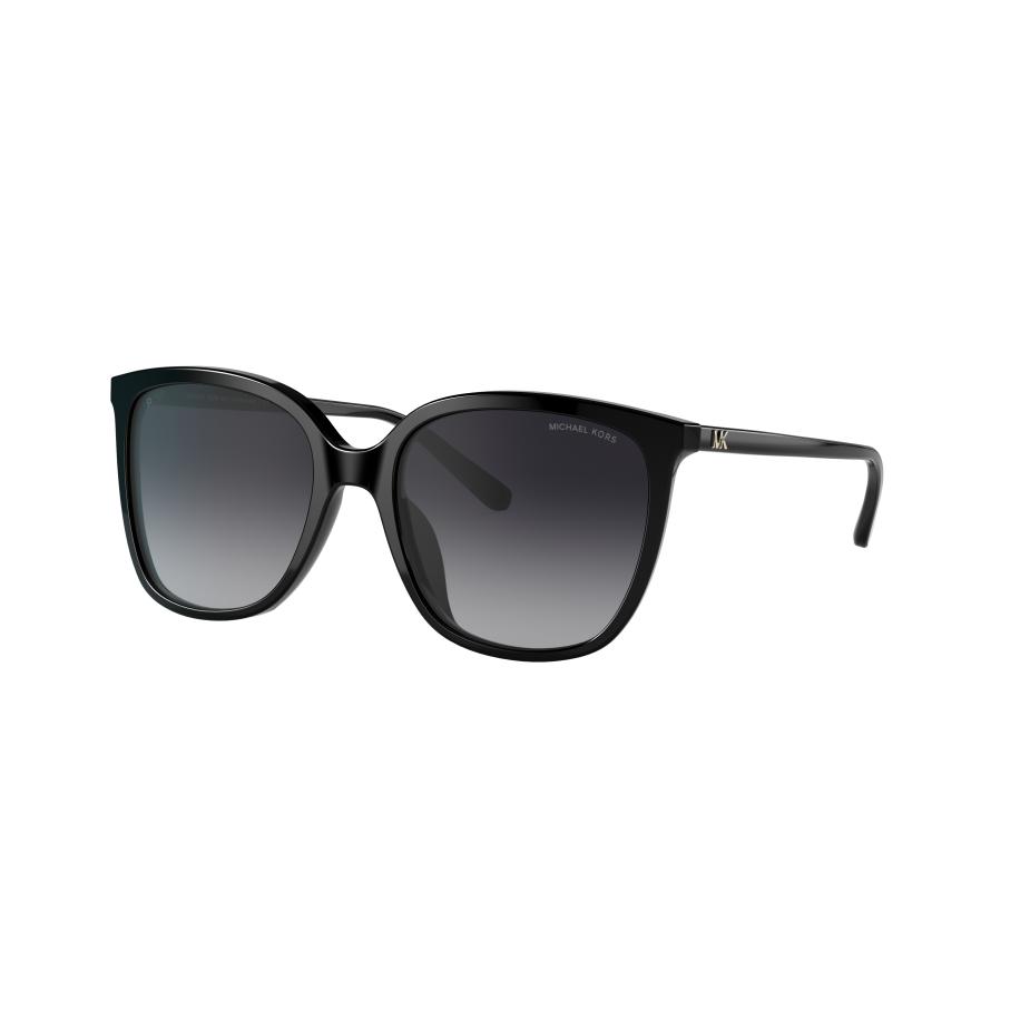 Michael Kors Vrouwelijk Sunglass MK2137U Anaheim - Framekleur: Zwart, Lenskleur: Donkergrijs Polarized Grijs