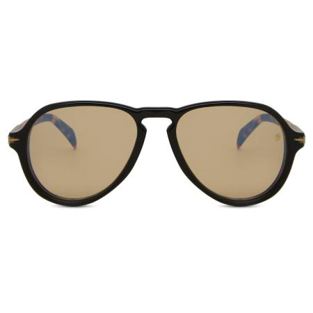 David Beckham DB 7079/S WR7/Z0 Zwart Heren Zonnebril