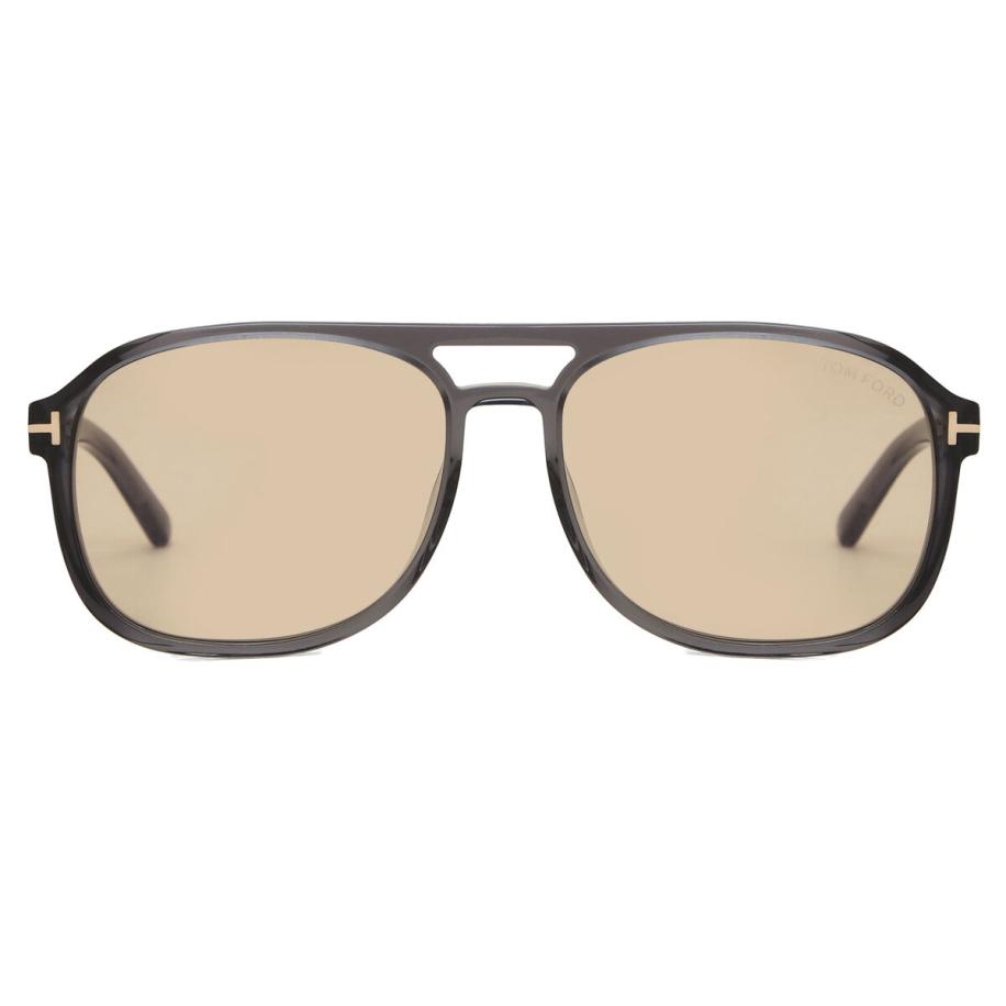 Tom Ford FT1022 ROSCO 20E Grijs Heren Zonnebril