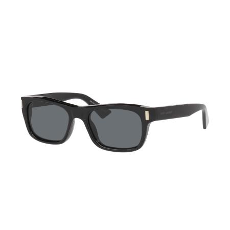 Saint Laurent Unisex Sunglass SL83 - Framekleur: Zwart, Lenskleur: Zwart