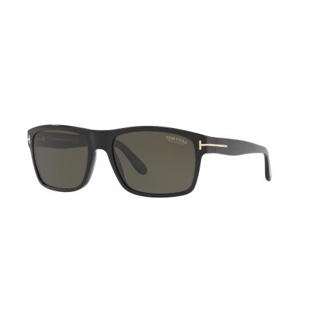 Tom Ford Mannelijk Sunglass FT0678 - Framekleur: Zwart glanzend, Lenskleur: Grijs Polarized
