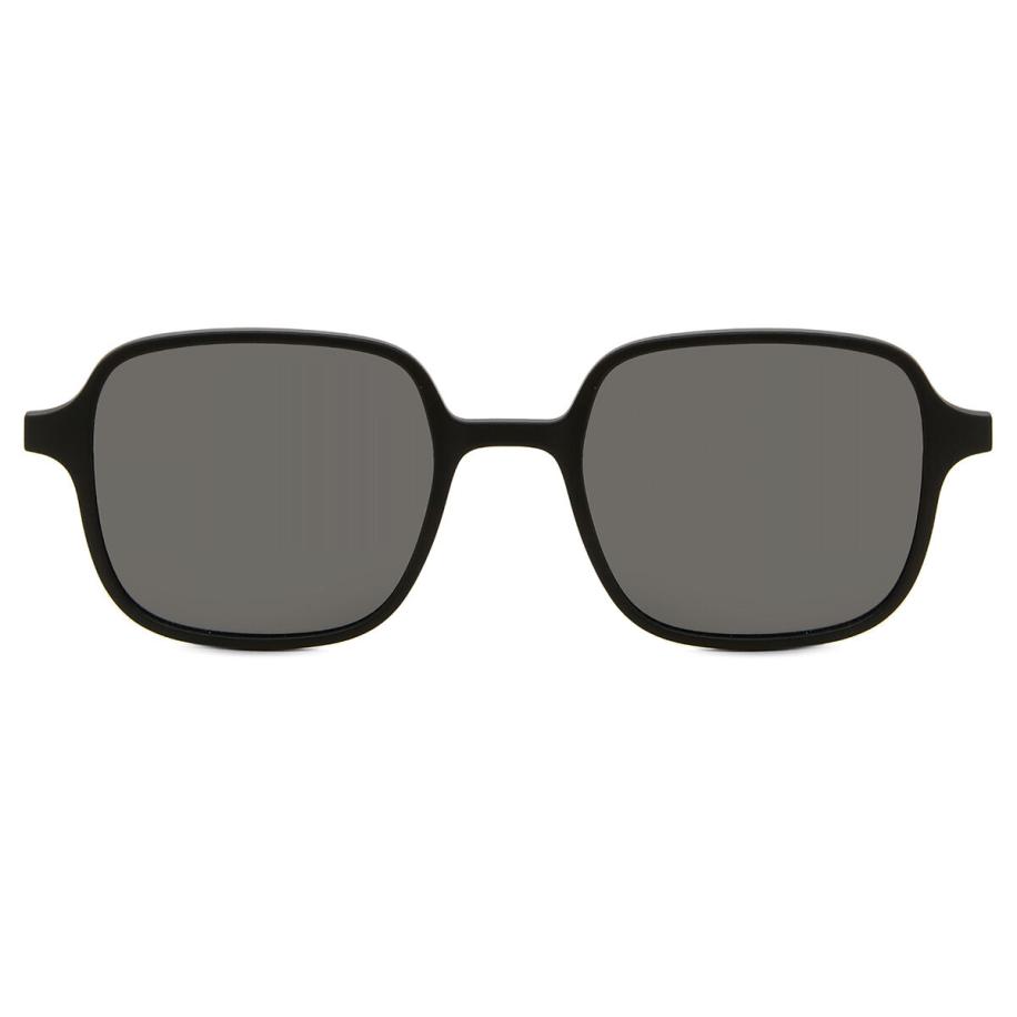 Heren Vierkant Clip-On TR90 Zwart Zonnebril - SmartBuy Collection