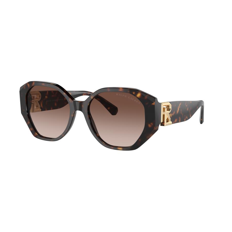Ralph Lauren Vrouwelijk Sunglass RL8220 THE JULIETTE - Framekleur: Donker Havana, Lenskleur: Bruin Gradiënt Bruin