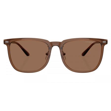 Emporio Armani EA4255D Aziatische pasvorm 628273 Bruin Heren Zonnebril