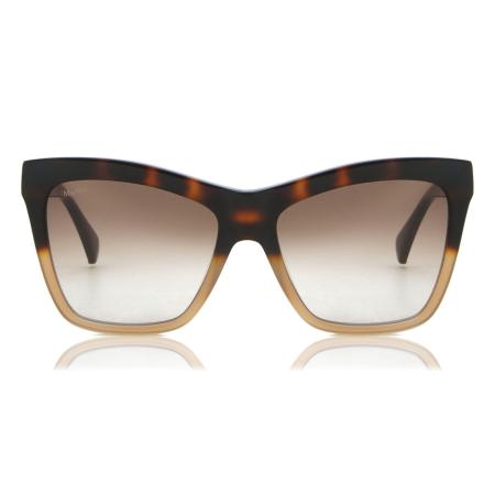 Max Mara MM0008 56F Tortoiseshell Dames Zonnebril