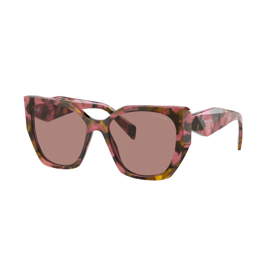 Prada Vrouwelijk Sunglass PR 19ZS - Framekleur: Schildpad cognac begonia, Lenskleur: Lichtbruin Bruin