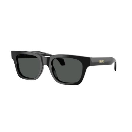 Versace Mannelijk Sunglass VE4486 - Framekleur: Zwart, Lenskleur: Donkergrijs