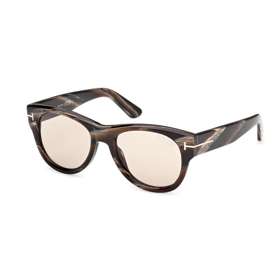 Tom Ford FT1305 BURTON-02 64E Bruin Heren Zonnebril