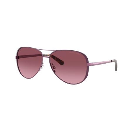 Michael Kors Vrouwelijk Sunglass MK5004 Chelsea - Framekleur: Pruim, Lenskleur: Bordeaux gradiënt