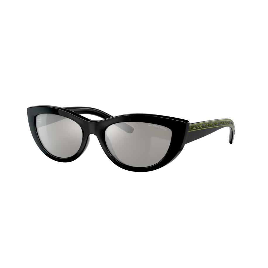 Michael Kors Vrouwelijk Sunglass MK2160 Rio - Framekleur: Zwart, Lenskleur: Zilver Gespiegeld Zilver