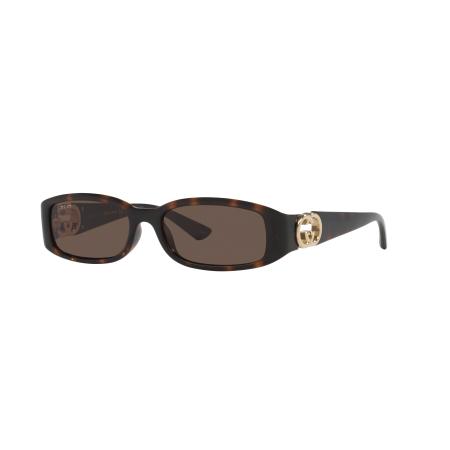 Gucci Vrouwelijk Sunglass GG1661S - Framekleur: Tortoise, Lenskleur: Bruin