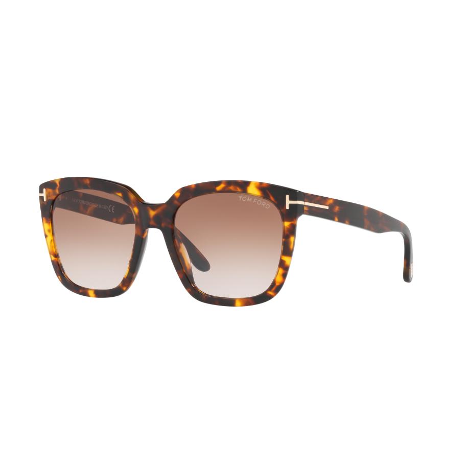 Tom Ford Vrouwelijk Sunglass FT0502 - Framekleur: Bruin, Lenskleur: Bruin Gradiënt Bruin