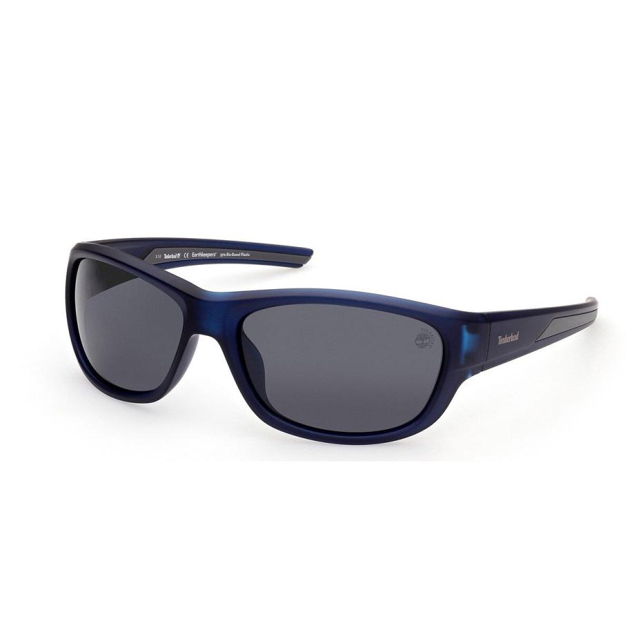 Timberland TB9247 Polarized 91D Blauw Heren Zonnebril