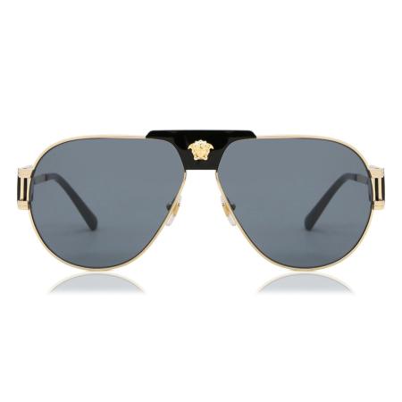 Versace VE2252 Aziatische pasvorm 100287 Goud Heren Zonnebril