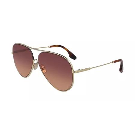 Victoria Beckham VB133S 711 Goud Dames Zonnebril