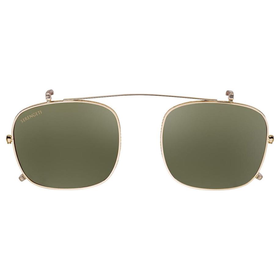 Serengeti Nelson Clip-On Only Polarized SS603003 Goud Heren Zonnebril