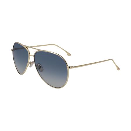 Victoria Beckham VB203S 706 Goud Dames Zonnebril