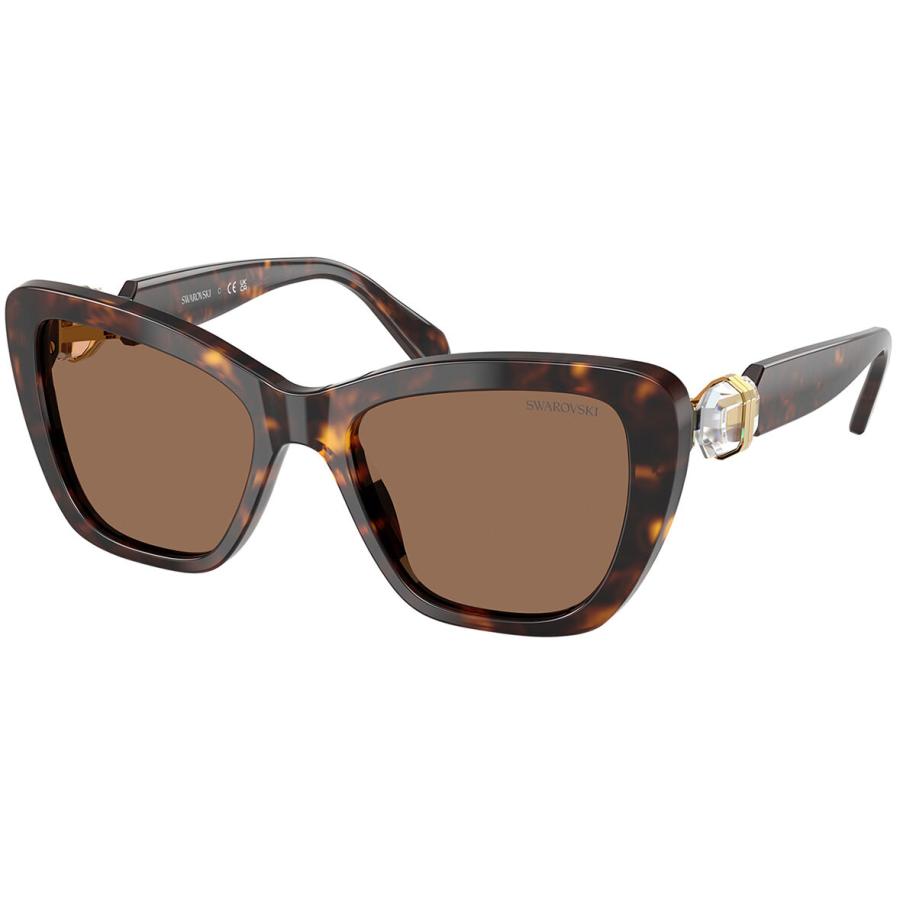 Swarovski SK6018 100273 Tortoiseshell Dames Zonnebril