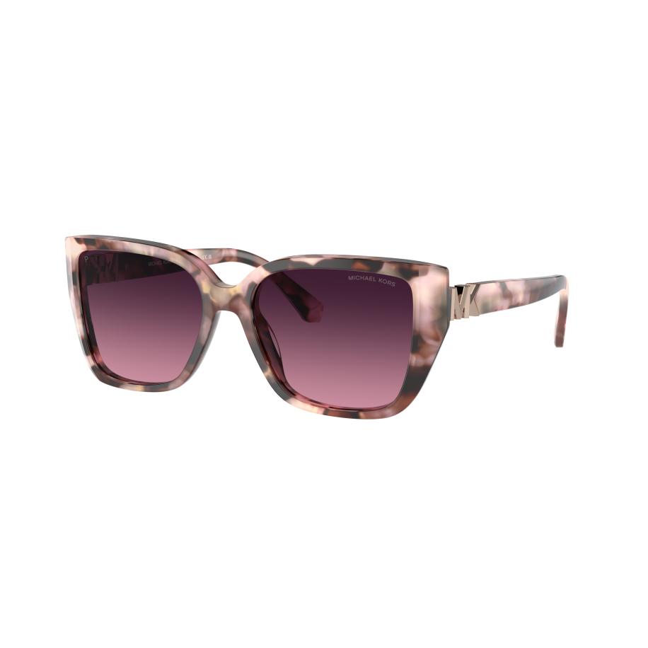 Michael Kors Vrouwelijk Sunglass MK2199 Acadia - Framekleur: Roze parelmoer schildpad, Lenskleur: Bordeaux gradiënt polar Multicolor