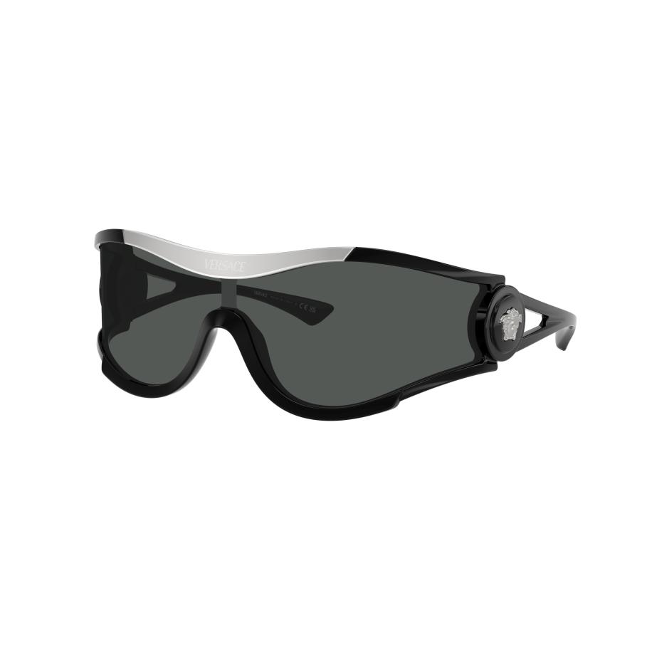 Versace VE4475 GB1/87 Zwart Heren Zonnebril Grijs