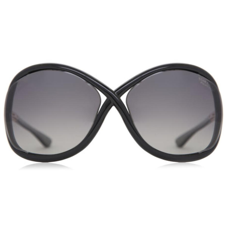 Tom Ford FT0009 WHITNEY Polarized 1D Zwart Dames Zonnebril