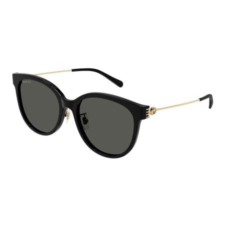 Gucci GG1883SK Aziatische pasvorm 001 Zwart Dames Zonnebril