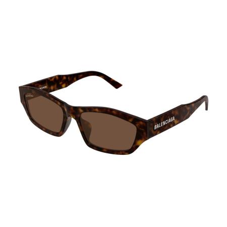 Balenciaga BB0448SK Aziatische pasvorm 002 Tortoiseshell Heren Zonnebril