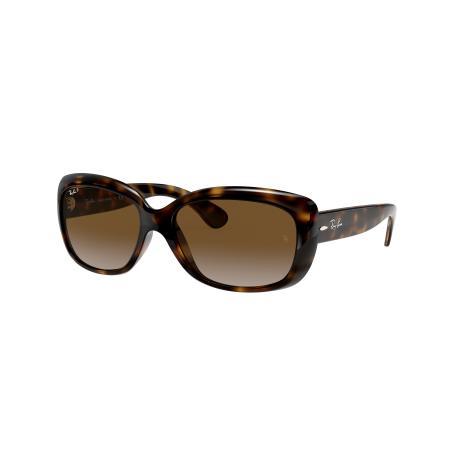 Ray-Ban Vrouwelijk Sunglass RB4101 Jackie Ohh - Framekleur: Licht Havana, Lenskleur: Bruin
