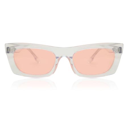 Dames Cat-eye Volledige rand Plastic Roze Zonnebril - Arise Collective