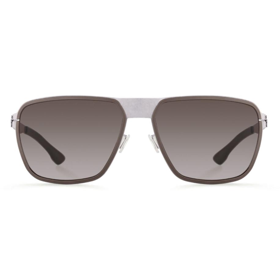 Ic! Berlin IC0042 Molybdenum Rough-Graphite Grijs Heren Zonnebril