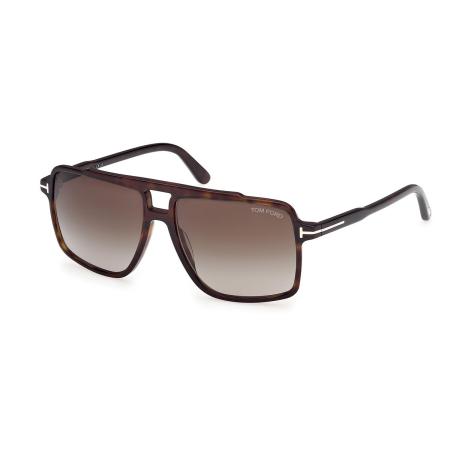Tom Ford FT1177 KEMP 52B Tortoiseshell Heren Zonnebril